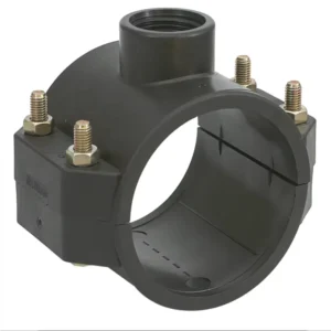 China Factory Supply PE Tapping Saddle HDPE Pipe Fittings Clamp Saddle