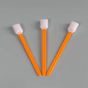 China Manufacture Foam Swab with Rectangle Foam Head and PP Handle for Home Office Travel Use Electronics Cleaning