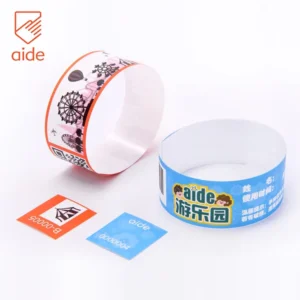 China Manufacture Party Supplies Concert Paper Party Wristband Tyvek Wristbands With Logo Custom Wrist Band