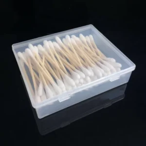 China Manufacturer Medical Cotton Swab Plastic Box