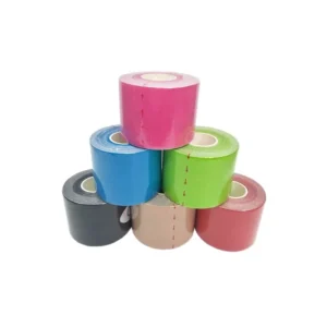 China Supplier Manufacturer Sport Athletic Elastic Kinesiology Adhesive Bandage Tape Cotton Material for Medical Team Trainers