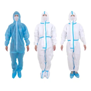 Chinese Factory Disposable Coverall Suit Full Body Safety Clothing with Quick Delivery