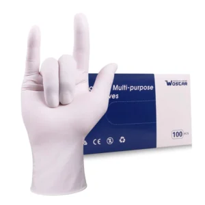 Chinese Food Kitchen Safe for Home Office Use 100 Box Disposable 5Mil Exam Powder Free PVC Nitrile Gloves