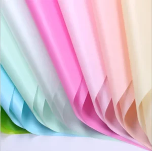 Christmas apple Flowers Wrapping Paper Foggy Paper Solid Color Waterproof Gift Packaging Wrapping Paper