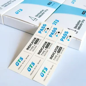 Class 4 Medical Sterilization Indicator Strip Steam Chemical Indicator Strips Card