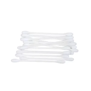 Cleanroom Lint Free Skin Care Double Sharp Qtip Paper Stick Cotton Swab in Cotton Bud