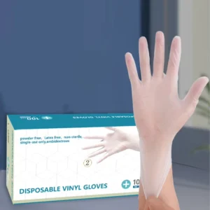 Clear Disposable Vinyl Gloves Food Safety Cleaning Household Hairdressing Kitchen Beauty Vinyl Gloves Powder Free Food Grade