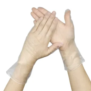 Clear PVC Gloves Latex free Doctor Dentist Veterinary 3mil Disposable Medical Powder Free Vinyl Examination Gloves for Hospital