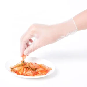 Clear PVC Gloves Restaurant Kitchen Cooking Waterproof 100pcs Box Disposable Powder Free 3mil Vinyl Gloves for Food Processing