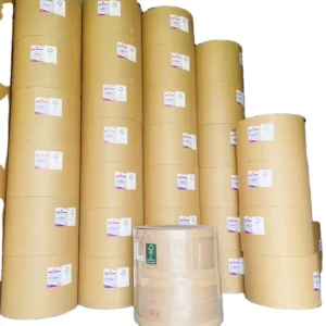 Coated Paper Roll PE Coated High Bulk High Quality Custom Size White Kraft Paper Roll