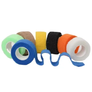Cohesive Bandage Nonwoven Multi Color Print Self Adhesive Bandage 5cm for Veterinary Apply for Horse Dog cat Animals