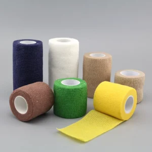 Cohesive Bandage Self Adhesive Wrap Bandage Pet Safe Athletic Elastic Cohesive Bandage for Sports Injury Ankle Knee Wrist Sprain