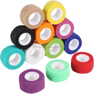 Cohesive Bandage with High Elasticity Comfort Breath Easy to Tear Self-adhesive Bandage Factory Direct Sales