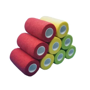 Cohesive Medical Non woven Adhesive Elastic Bandage Ozone Disinfecting Latex Glue CE Certified Class I for Injury Prevention