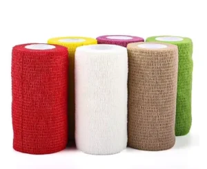 Cohesive Self Adhesive Bandage Rolls (5cm/7.5cm/10cm) Latex Free Export
