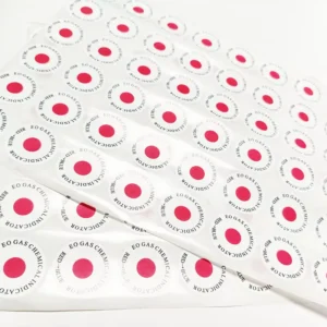 Color Changing Waterproof EO Gas Sterilizer Labels Paper Adhesive Sticker for Medical Equipment Packaging