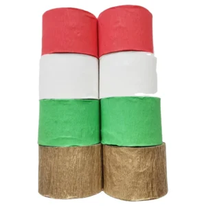 Colored Crepe Paper Roll Origami Crinkled Crepe for Craft DIY Flowers Decoration Wrapping Crepe Paper Flowers Making