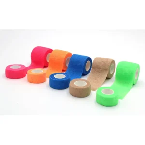 Colored Elastic Wrap Cohesive Bandage