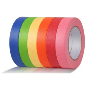 Colored Masking Tape Colorful Craft Tape Rainbow Color Teacher Tape for Art, Lab, Labeling & Classroom