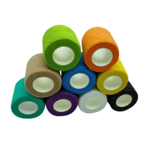 Colored Self Adhesive Animal Racing Leg Hoof Cohesive Elastic Vet Wrap Horse Bandage