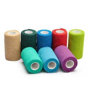 Colored Self Adhesive Cohesive Elastic Wrap Sport Crepe Bandage