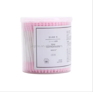 Colorful Cotton Swabs Cotton Buds with Paper Stem