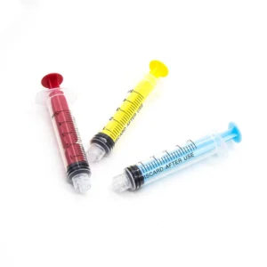 Colorful Dental Medical Syringe 5ml Disposable Syringe for Oral