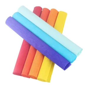 Colorful Flower Wrapping Crepe Paper Roll DIY Decoration Paper