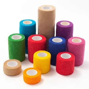 Colorful Sport Self Adhesive Elastic Bandage Waterproof Bandage for Sports Wrist and Ankle Wrap Tape Non Woven Bandage
