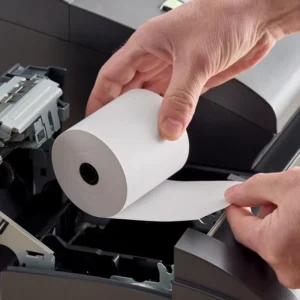 Commercial Grade Thermal Roll Paper Light Weight for Transportation and Ticketing Industry
