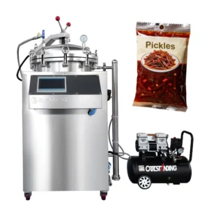 Compact 75L Counter Pressure Retort Food Sterilizer for Aluminum Foil Bags in Laboratory