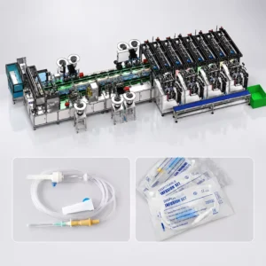 Complete Disposable IV Infusion Set Automated Production Line Infusion Set Making Equipment