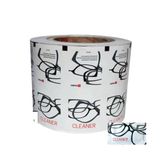 Composite Cleaning Wet Wipes Sachet Packaging Medical Aluminum Foil Laminated Film Paper in Rolls