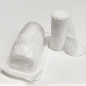 Compressed Surgical Elastic Sterile Medical Gauze & Bandage Roll for Wound Care
