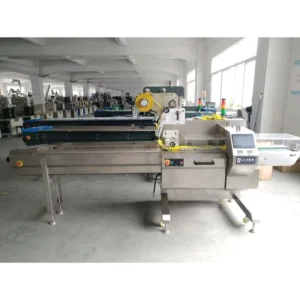 Cookies Packaging Biscuits Packing Machine for Cookies Without Tray Plastic Packaging Equipment Petri Dish Flow Wrapper
