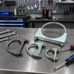 Corrosion Resistant Aluminum U Bolt Saddle Clamps M8*42mm U Bolt Pipe Clamp with Washers and Nuts U Shaped Square Clamp