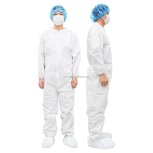 Cost Effective One Piece Non Woven Protective Clothing for Medical & Food Industries Made of High Quality Non Woven Fabric