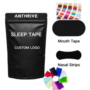 Cotton Bamboo Silk Mouth Tape Breathing Nose Tape Sport Nasal Strips Mouth Tape for Sleeping