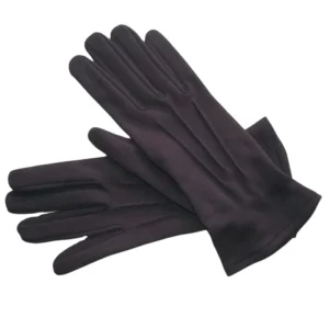 % Cotton Black Anti-Slip Touchscreen Smooth Full Texture Customizable Ceremony Safety Gloves Funerals Weddings Disposable CS