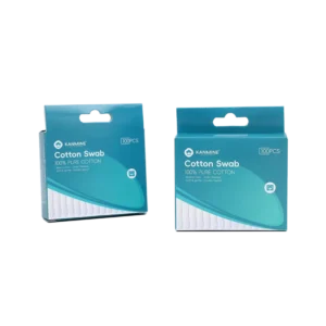 Cotton Bud 100pcs Paper Stick Cotton Swab with Hanging Paper Box