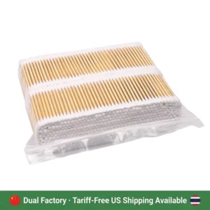 Cotton Buds 1000Pcs Bamboo Stick Cotton Swab With Bags