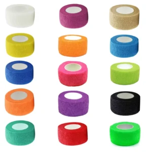Cotton Cohesive Bandage for First Aid Sports Cotton Adhesive Bandage Cohesive Wrap Self Adherent Vet Tape