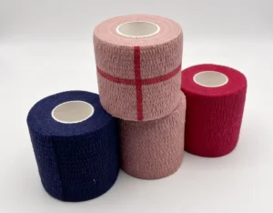 Cotton Self Adhesive Bandage for Medical Fixation (Orthopedic Splint & Wound Dressing) Catheter & Joint Protection Exercise