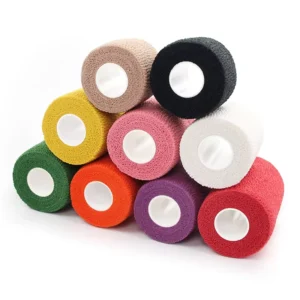 Cotton Soft Multi color Bandage Non stick Hair High Elastic Cohesive Bandage