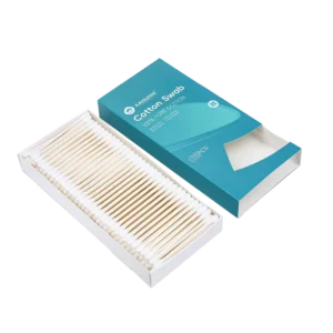 Cotton Swab 170pcs Paper Stick Cotton Bud with Drawer Box for Ear Cleaning Paper Stick Swab