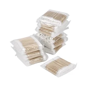 Cotton Swabs Ear Pointed Tip Double Head Cleaning Stick Bamboo Stick Cotton Swab