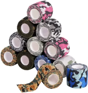 Cotton Tape Flexible Gauze Bandages Rubber Single Sided Adhesive Sticker Pressure Grip DIY Use