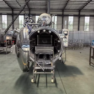 Counter Pressure Autoclave Retort Sterilizer for Food Stainless Steel High Productivity
