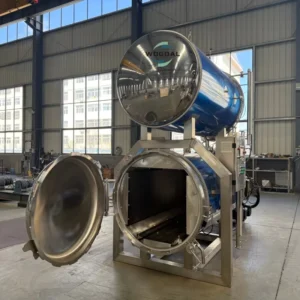 Counter Pressure Automatic High Efficiency Food Autoclave Retort Machine Canned Food Sterilization Machine