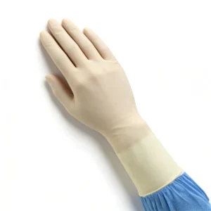 Cream Latex Gloves 50pcs box Finger Smooth Doctor Powder Free Disposable Latex Nursing Gloves for Medical
